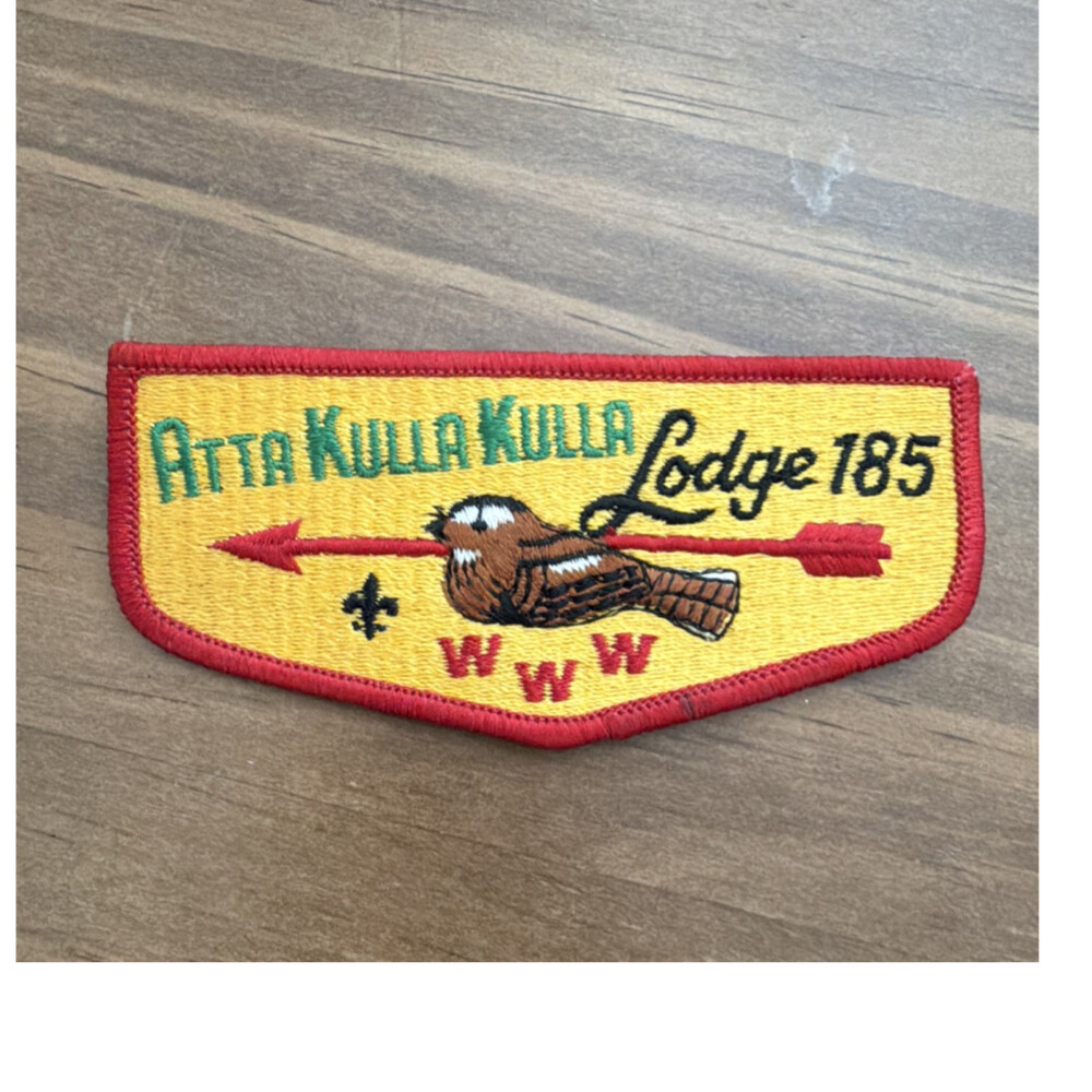 Boy Scouts Atta Kulla Kulla Lodge 185 Order of the Arrow Patch Single Unit